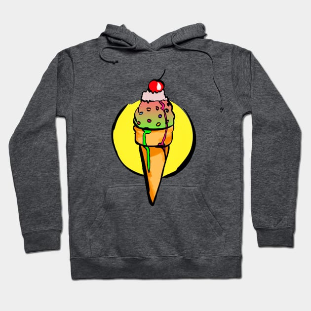 Ice Cream Hoodie by @akaluciarts